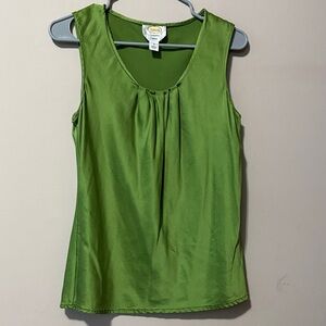 Talbots Green Sleeveless Tank Top Size 8